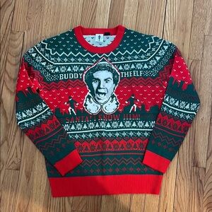 Buddy the Elf Christmas Sweater - Red and Green